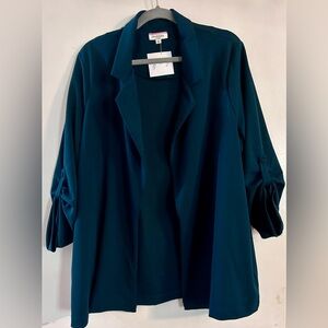 Dark Green boyfriend lightweight blazer Andree by Unit size 1XL